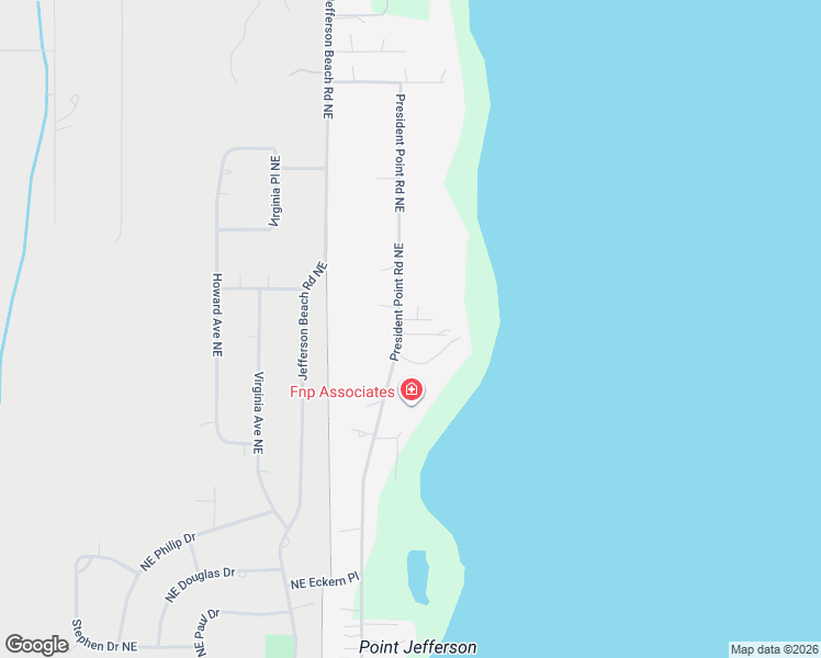 map of restaurants, bars, coffee shops, grocery stores, and more near 21406 President Point Road Northeast in Kingston