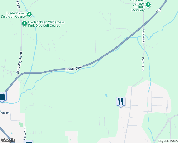 map of restaurants, bars, coffee shops, grocery stores, and more near 1713 Cooks Hill Road 34 in Poulsbo