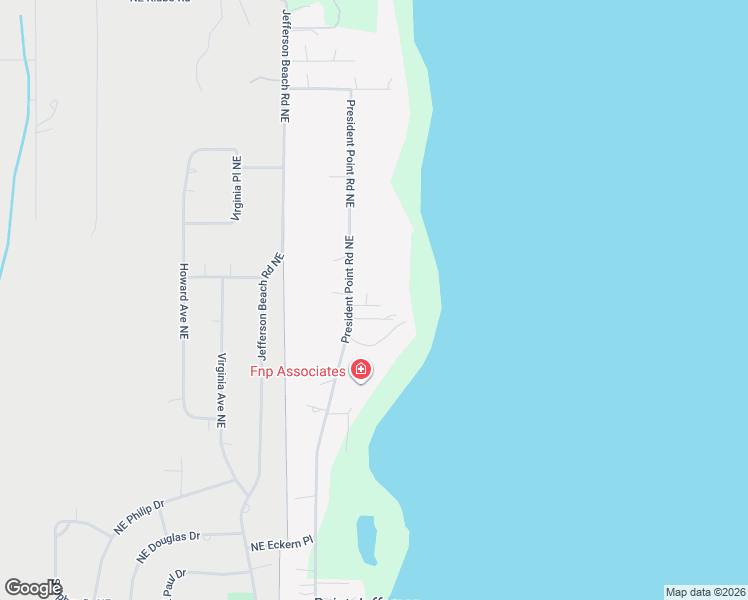 map of restaurants, bars, coffee shops, grocery stores, and more near 21406 President Point Road Northeast in Kingston