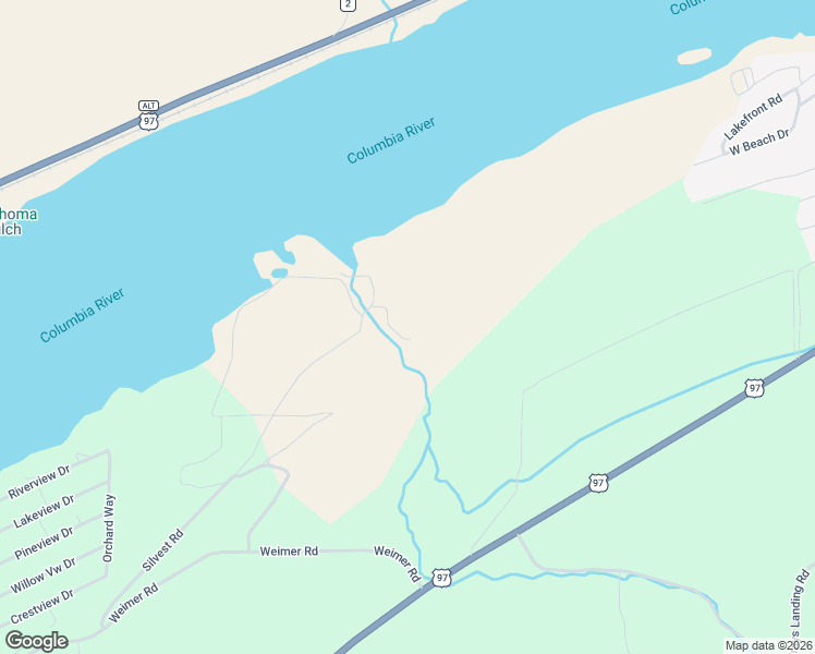 map of restaurants, bars, coffee shops, grocery stores, and more near 106 Silvest Road in Orondo