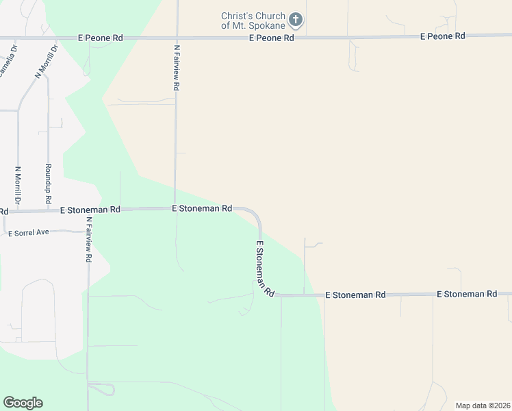 map of restaurants, bars, coffee shops, grocery stores, and more near 5403 East Stoneman Road in Spokane