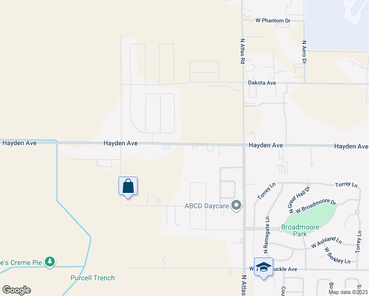 map of restaurants, bars, coffee shops, grocery stores, and more near 3480 West Hayden Avenue in Hayden
