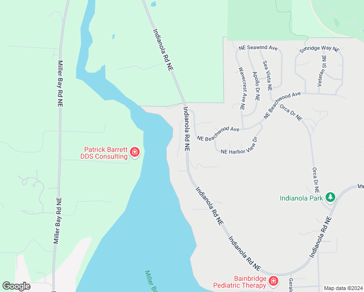 map of restaurants, bars, coffee shops, grocery stores, and more near 21740 Seacrest Avenue Northeast in Poulsbo