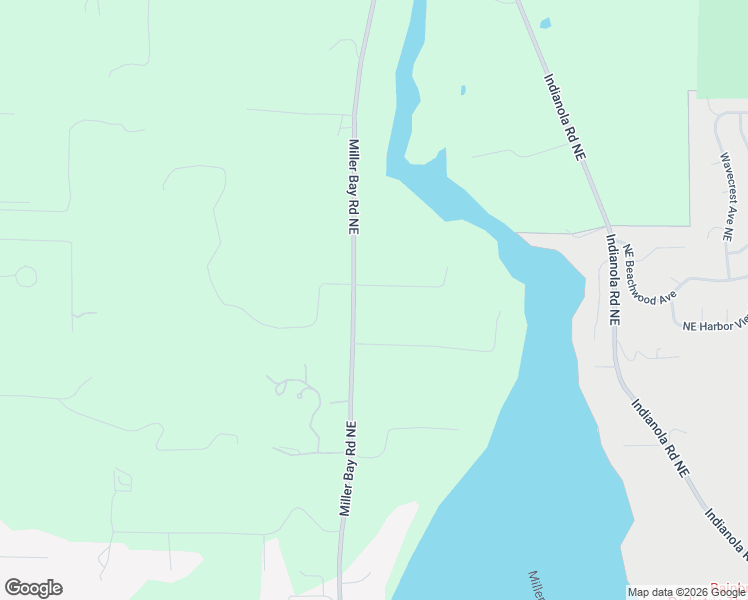 map of restaurants, bars, coffee shops, grocery stores, and more near 21700-21898 Miller Bay Road Northeast in Poulsbo
