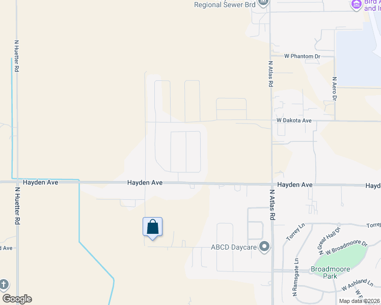 map of restaurants, bars, coffee shops, grocery stores, and more near 10194 N Heston Loop in Hayden
