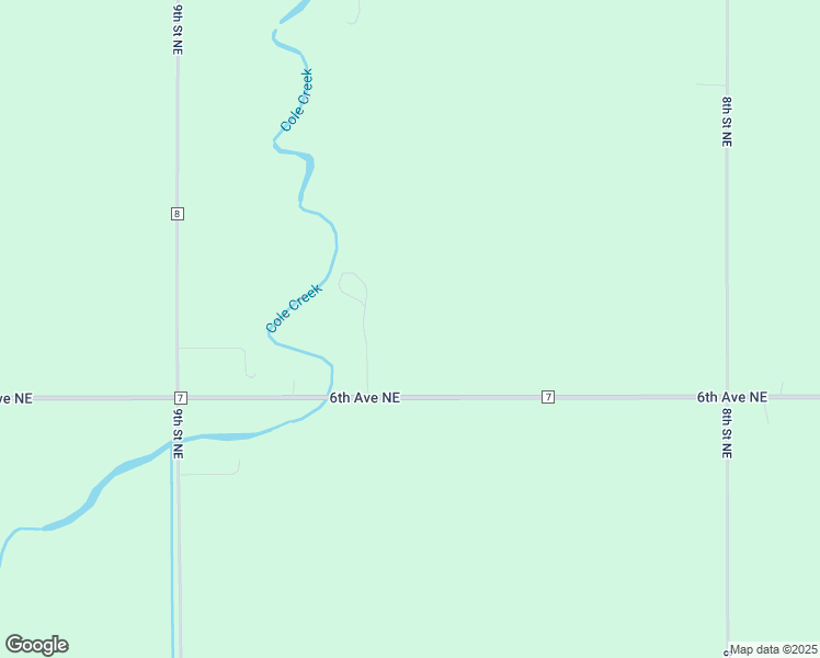 map of restaurants, bars, coffee shops, grocery stores, and more near 864 6th Avenue Northeast in Thompson