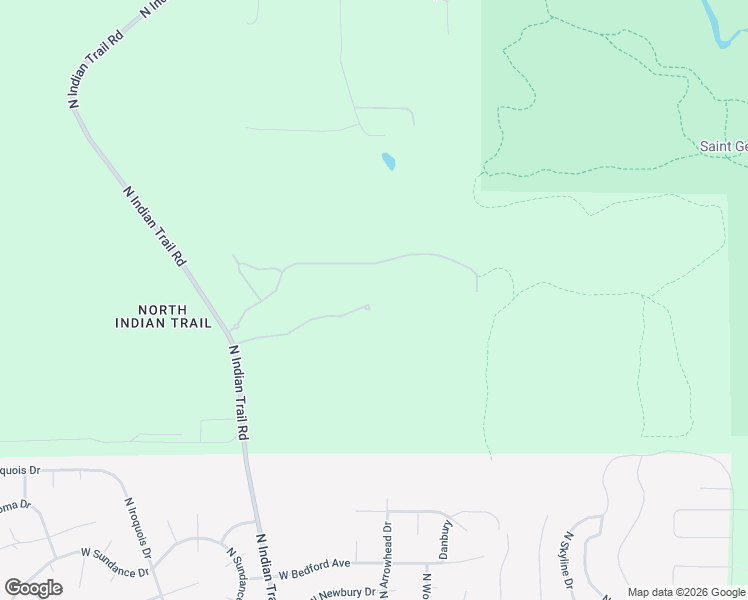 map of restaurants, bars, coffee shops, grocery stores, and more near 11412 North Indian Trail Road in Spokane