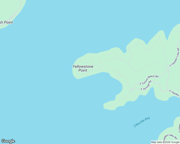 map of restaurants, bars, coffee shops, grocery stores, and more near 6668 East Sunset Beach Road in Hayden