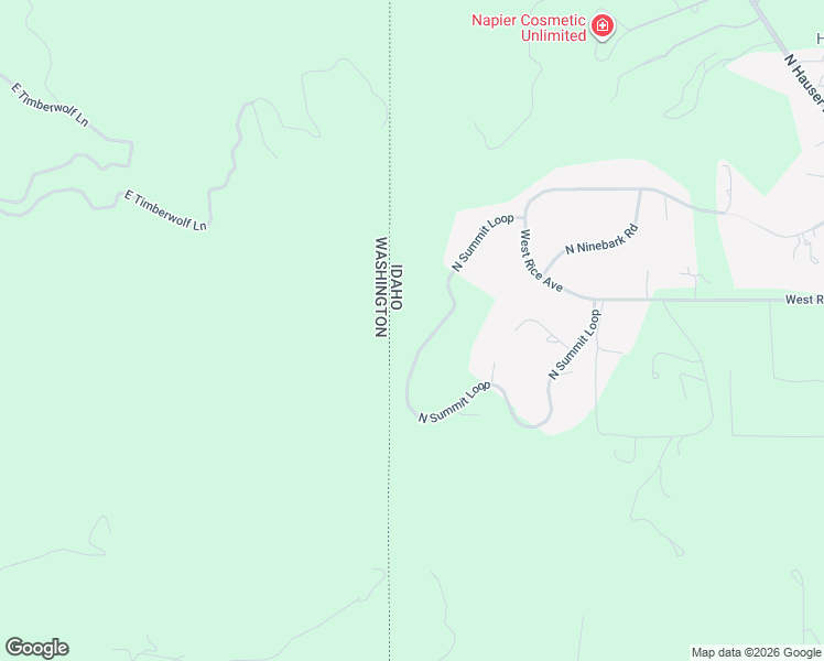 map of restaurants, bars, coffee shops, grocery stores, and more near 11457 North Summit Loop in Hauser