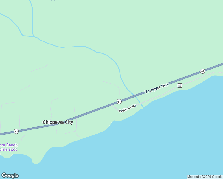 map of restaurants, bars, coffee shops, grocery stores, and more near 15 Bents Road in Grand Marais