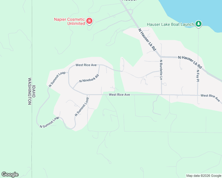 map of restaurants, bars, coffee shops, grocery stores, and more near 18179 West Rice Avenue in Hauser