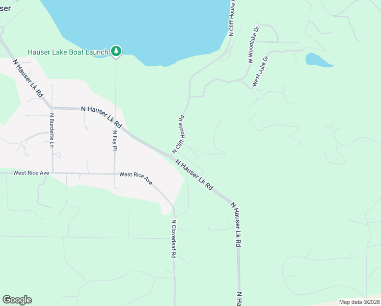 map of restaurants, bars, coffee shops, grocery stores, and more near 10176 North Cliff House Road in Hauser