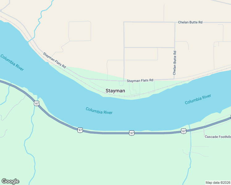 map of restaurants, bars, coffee shops, grocery stores, and more near 3075 Katya Lane in Chelan