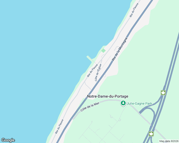 map of restaurants, bars, coffee shops, grocery stores, and more near 565 Route du Fleuve in Notre-Dame-du-Portage