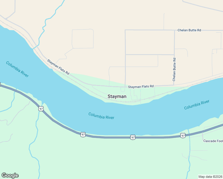 map of restaurants, bars, coffee shops, grocery stores, and more near 3075 Katya Lane in Chelan
