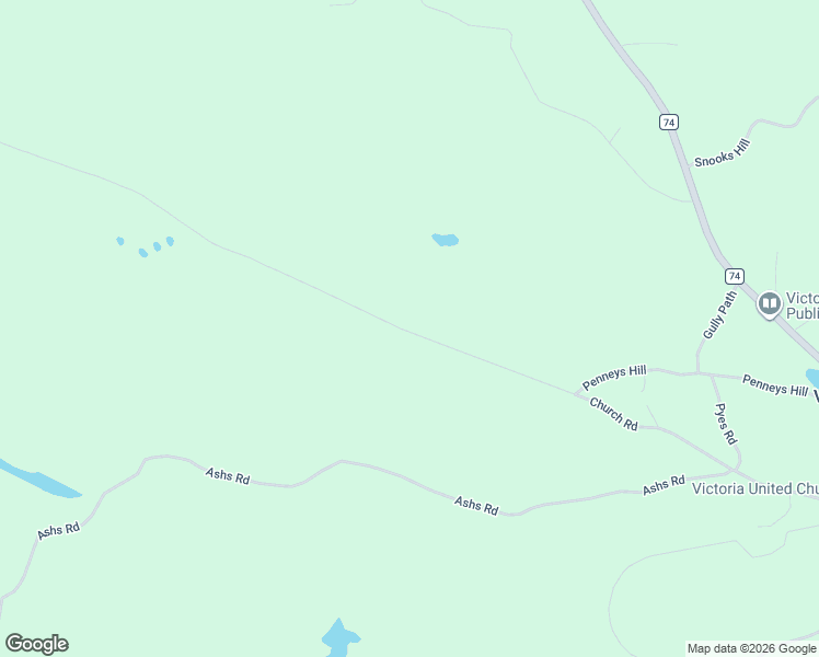 map of restaurants, bars, coffee shops, grocery stores, and more near 190 Church Road in Heart's Desire