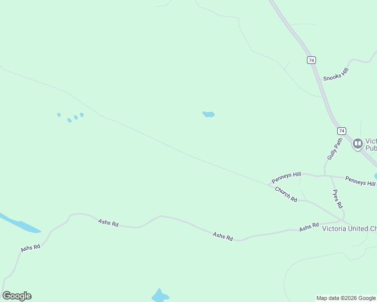 map of restaurants, bars, coffee shops, grocery stores, and more near 190 Church Road in Heart's Desire