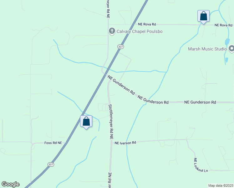 map of restaurants, bars, coffee shops, grocery stores, and more near 22948 Stottlemeyer Road Northeast in Poulsbo