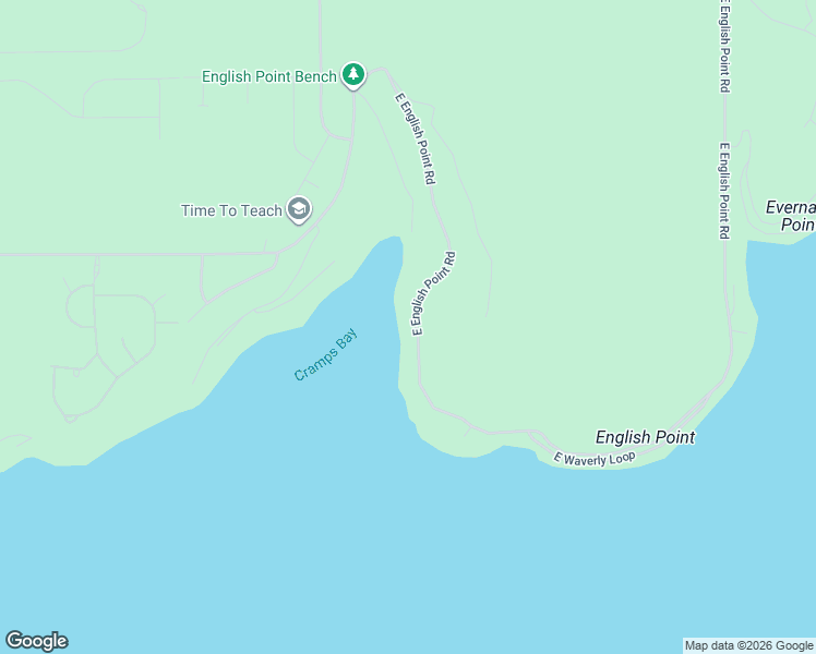 map of restaurants, bars, coffee shops, grocery stores, and more near 5888 East English Point Road in Hayden