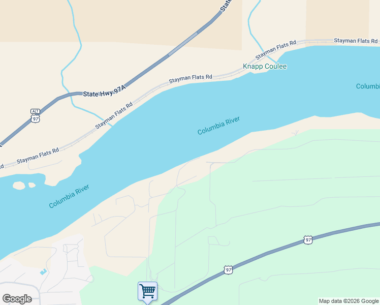 map of restaurants, bars, coffee shops, grocery stores, and more near 15 Edgewater Drive in Orondo
