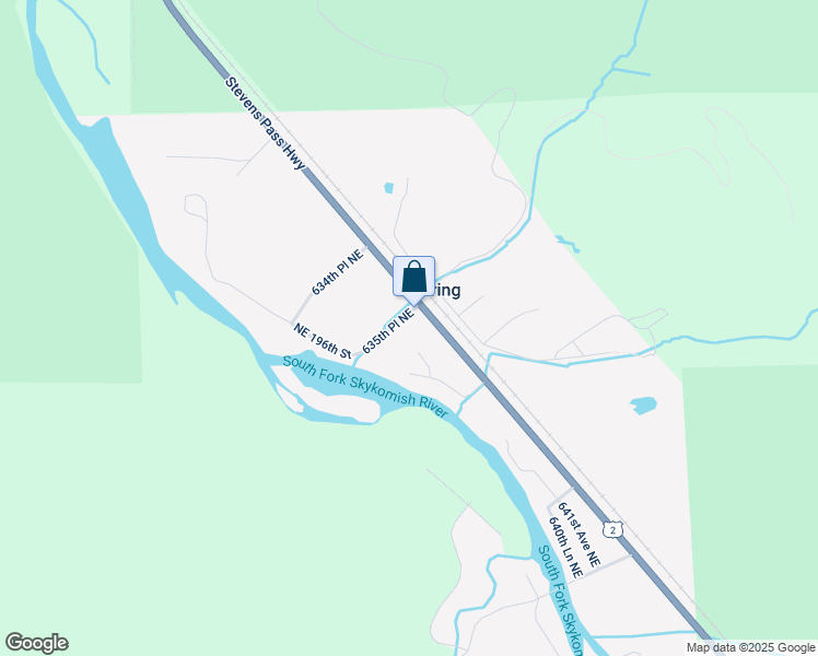 map of restaurants, bars, coffee shops, grocery stores, and more near 19426 636th Avenue Northeast in Gold Bar