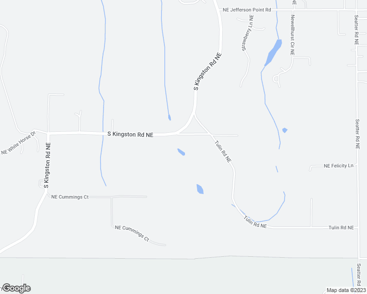 map of restaurants, bars, coffee shops, grocery stores, and more near 11067 Northeast Arness Road in Kingston