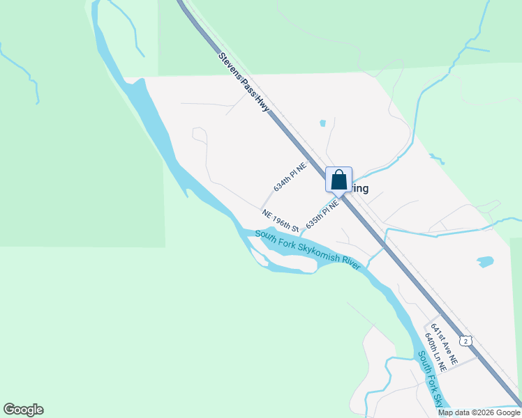 map of restaurants, bars, coffee shops, grocery stores, and more near 19651 634th Place Northeast in Gold Bar