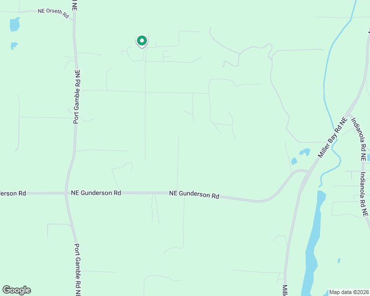 map of restaurants, bars, coffee shops, grocery stores, and more near 5834 Northeast Gunderson Road in Poulsbo