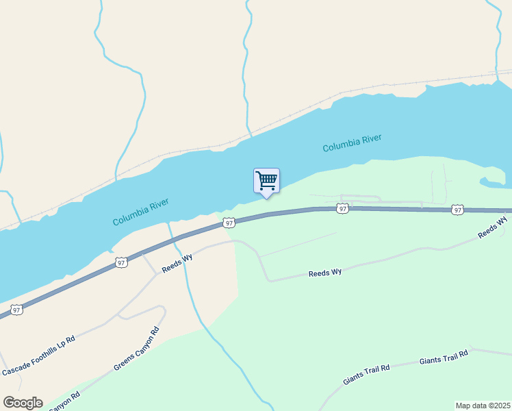 map of restaurants, bars, coffee shops, grocery stores, and more near 23020 U.S. 97 in Orondo