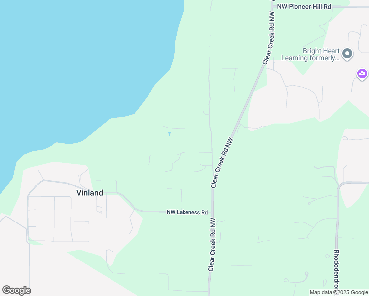map of restaurants, bars, coffee shops, grocery stores, and more near 3144 Northwest Weed Lane in Poulsbo