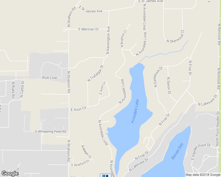 map of restaurants, bars, coffee shops, grocery stores, and more near 2291 East Avon Circle in Hayden