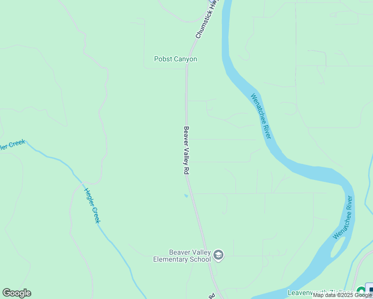map of restaurants, bars, coffee shops, grocery stores, and more near 19663 Beaver Valley Road in Leavenworth