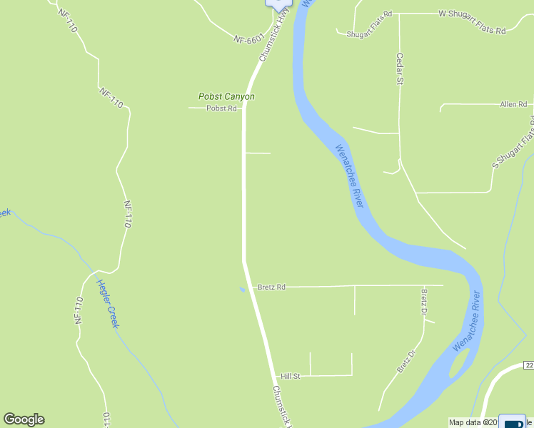 map of restaurants, bars, coffee shops, grocery stores, and more near 19663 Beaver Valley Road in Leavenworth