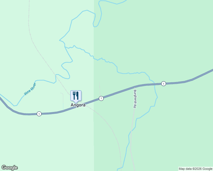 map of restaurants, bars, coffee shops, grocery stores, and more near 8859 State Highway 1 in Cook