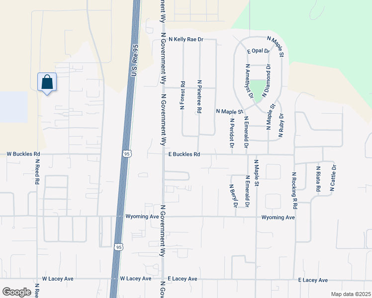 map of restaurants, bars, coffee shops, grocery stores, and more near 11751 North Forest Road in Hayden