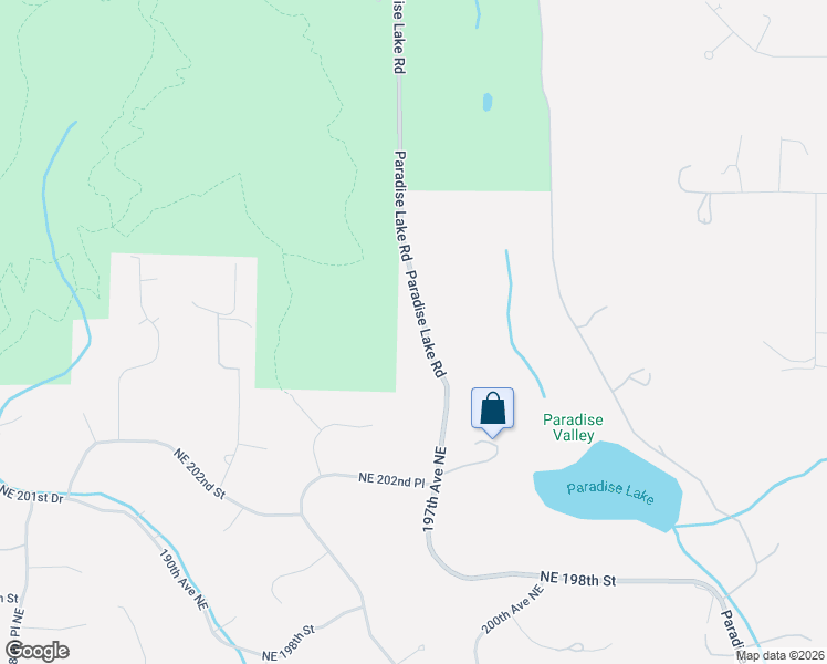 map of restaurants, bars, coffee shops, grocery stores, and more near 24224 Paradise Lake Road in Woodinville