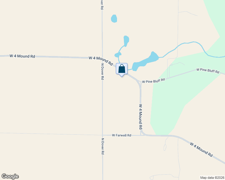 map of restaurants, bars, coffee shops, grocery stores, and more near 13116 North Dover Road in Nine Mile Falls