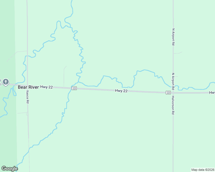 map of restaurants, bars, coffee shops, grocery stores, and more near 12983 Highway 22 in Cook