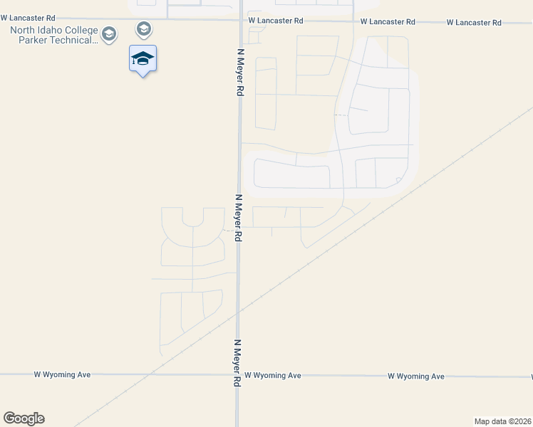 map of restaurants, bars, coffee shops, grocery stores, and more near 6352 West Irish Circle in Rathdrum