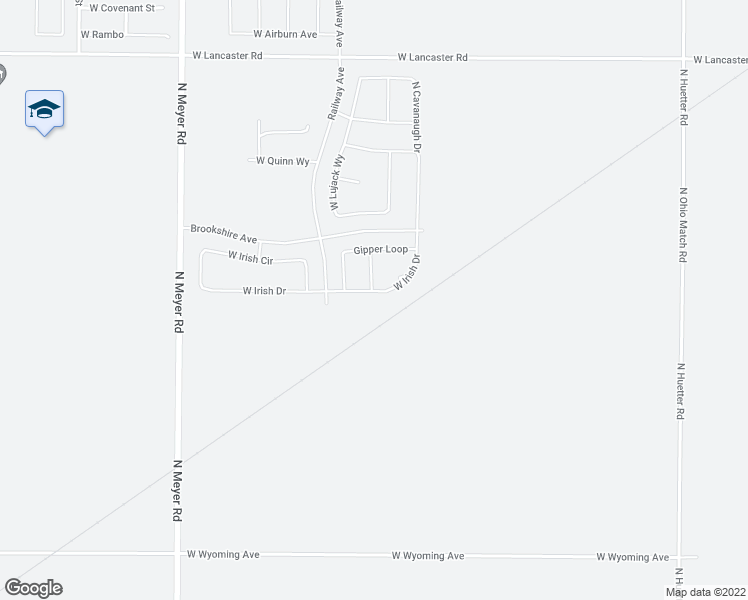 map of restaurants, bars, coffee shops, grocery stores, and more near 5796 West Irish Circle in Twin Lakes