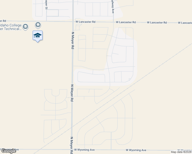 map of restaurants, bars, coffee shops, grocery stores, and more near 6736 West Irish Circle in Rathdrum