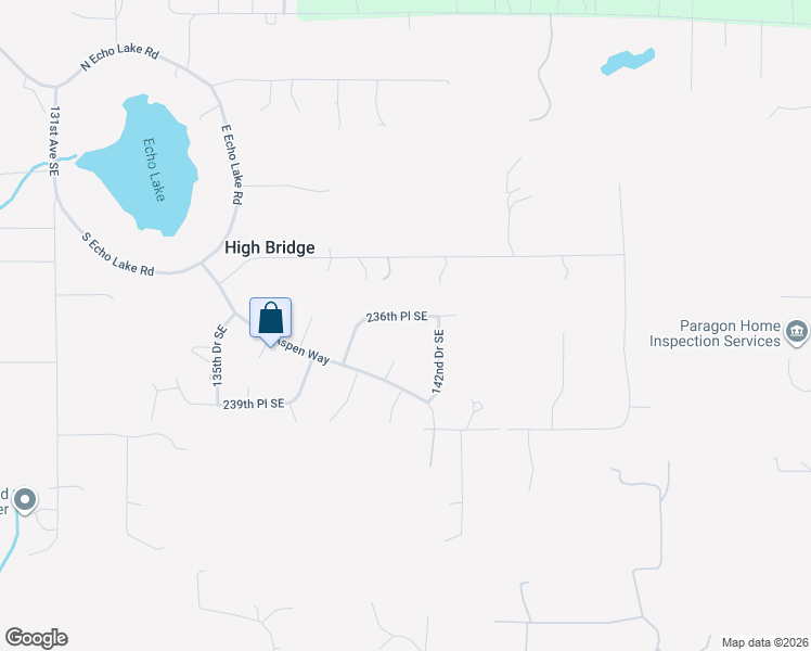 map of restaurants, bars, coffee shops, grocery stores, and more near 14114 236th Place Southeast in Snohomish