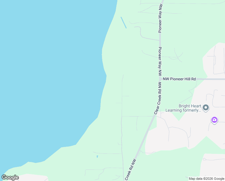 map of restaurants, bars, coffee shops, grocery stores, and more near 24487 Johnson Road Northwest in Poulsbo