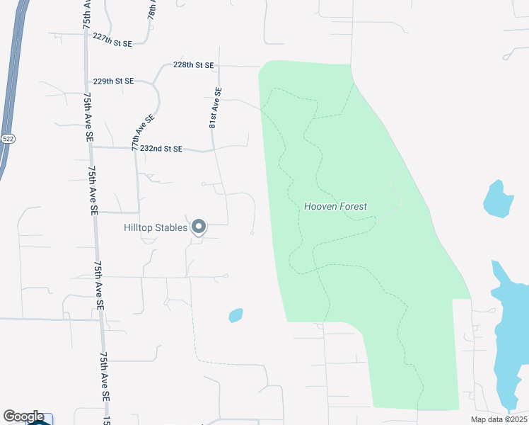 map of restaurants, bars, coffee shops, grocery stores, and more near 23503 82nd Avenue Southeast in Woodinville
