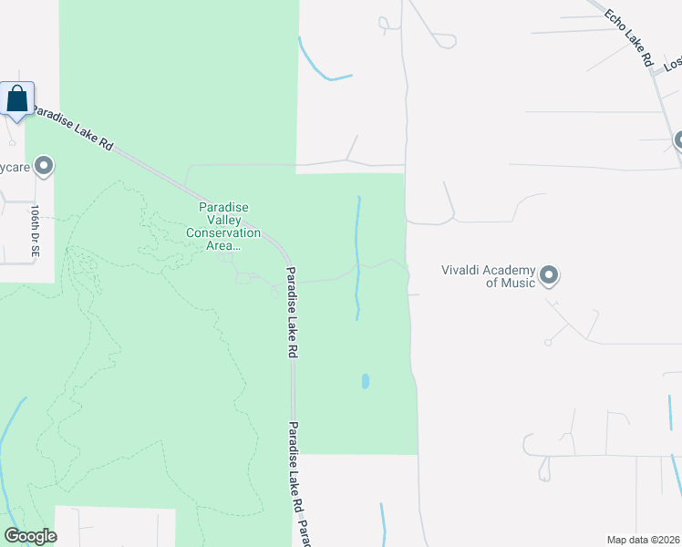 map of restaurants, bars, coffee shops, grocery stores, and more near 12215 232nd Street Southeast in Woodinville