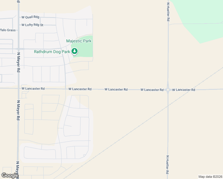 map of restaurants, bars, coffee shops, grocery stores, and more near West Lancaster Road in Rathdrum