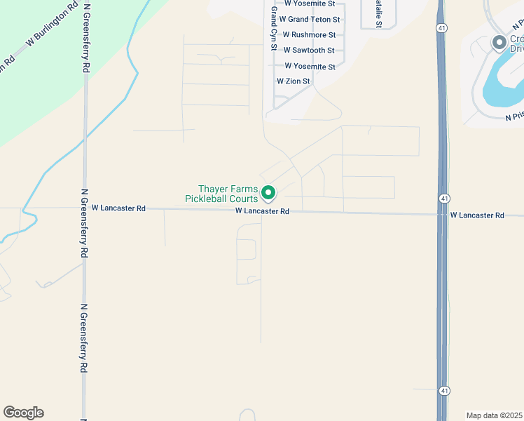 map of restaurants, bars, coffee shops, grocery stores, and more near 8149 West Lancaster Road in Rathdrum