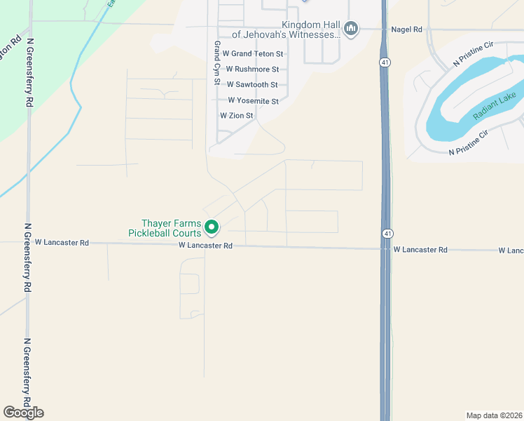 map of restaurants, bars, coffee shops, grocery stores, and more near 12941 Idaho 41 in Rathdrum