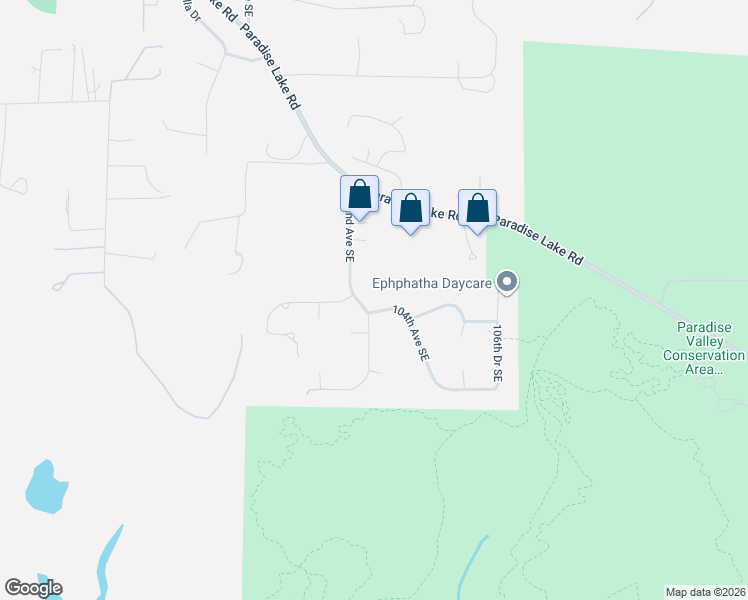 map of restaurants, bars, coffee shops, grocery stores, and more near 22821 102nd Avenue Southeast in Woodinville