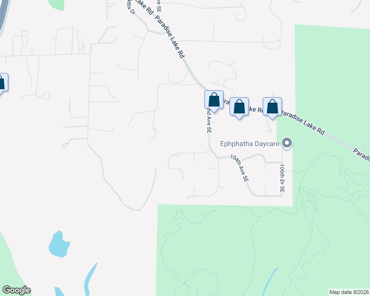 map of restaurants, bars, coffee shops, grocery stores, and more near 10017 228th Place Southeast in Woodinville